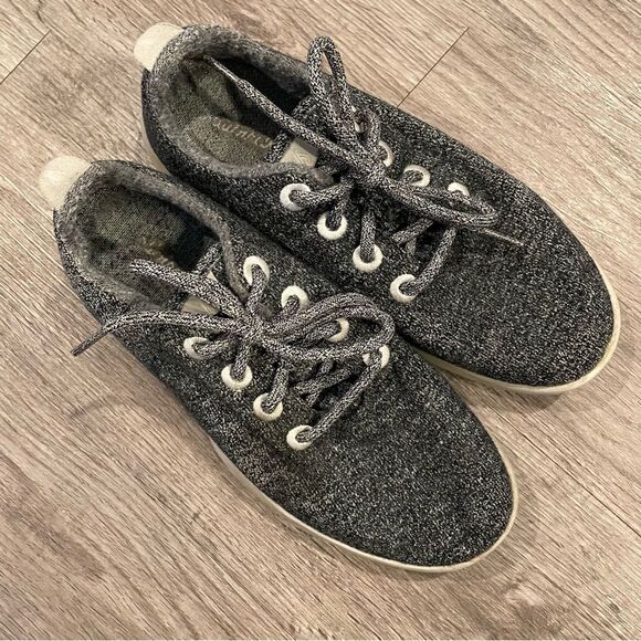 ALLBIRDS The Wool Runners Heathered Gray Wool Sneakers - Picture 2 of 11